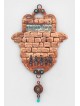 Hamsa significatif du mur occidental en cuivre, cadeaux de mariage juif, israélien