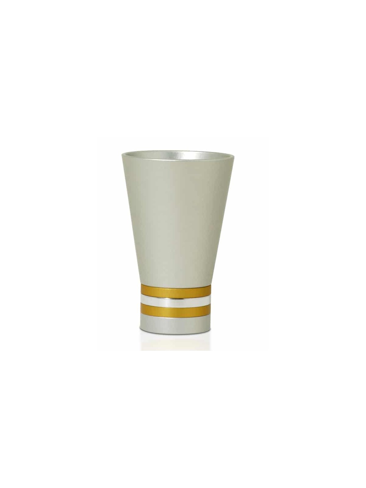 Belle tasse de Kiddush en aluminium, tasses de Kiddush modernes, Judaica israélienne