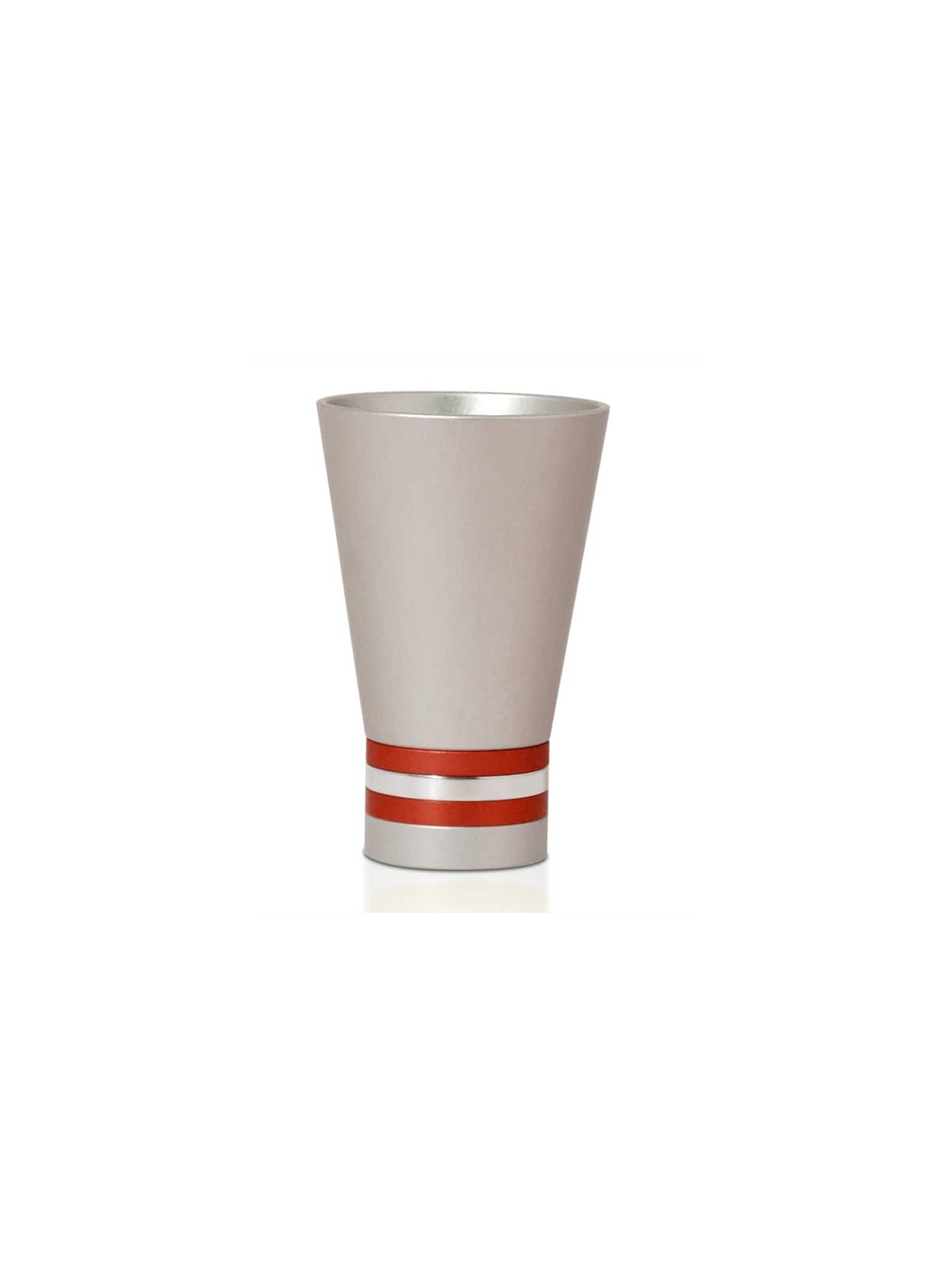 Belle tasse de Kiddush en aluminium, tasses de Kiddush modernes, Judaica israélienne
