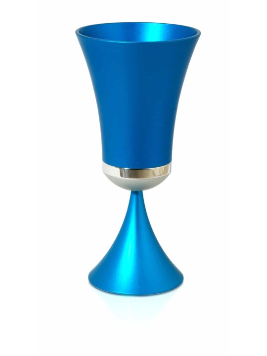 Coupe de Kiddouch colorée avec gravure personnalisée de tige, tasses de Kiddouche modernes