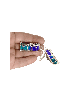 Tallit Clips with Enamel & Jerusalem Design , Tallit Clips , Israeli J