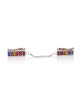 Tallit Clips with Enamel & Jerusalem Design , Tallit Clips , Israeli J
