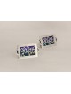 Colorful Tallit Clips with Jerusalem Landscape , Tallit Clips , Israel