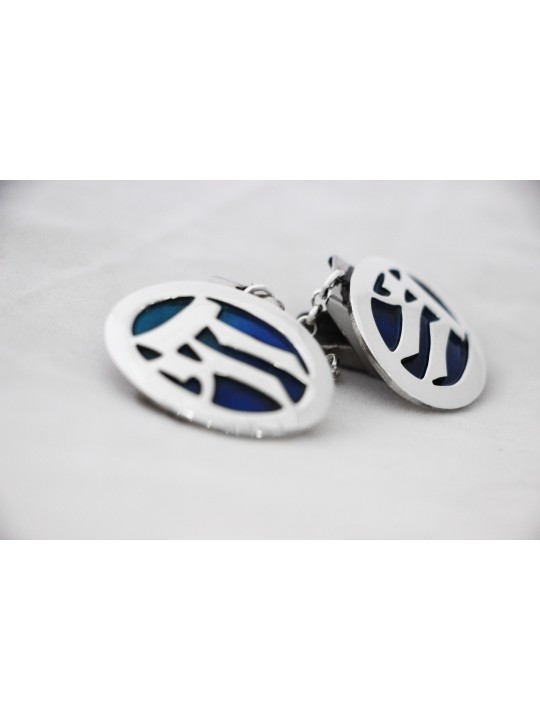 Grands clips colorés en argent sterling Talit, clips Talit, J israélien