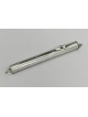 Modern Silver Mezuzah Case with Filigree Beads , For 7cm Scrolls , Isr