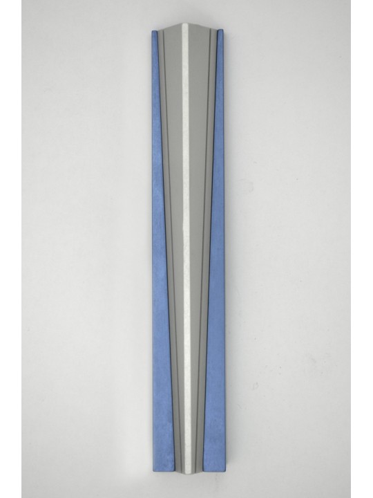 Stylish Anodized Aluminum Mezuzah Case , Large Mezuzahs , Israeli Juda