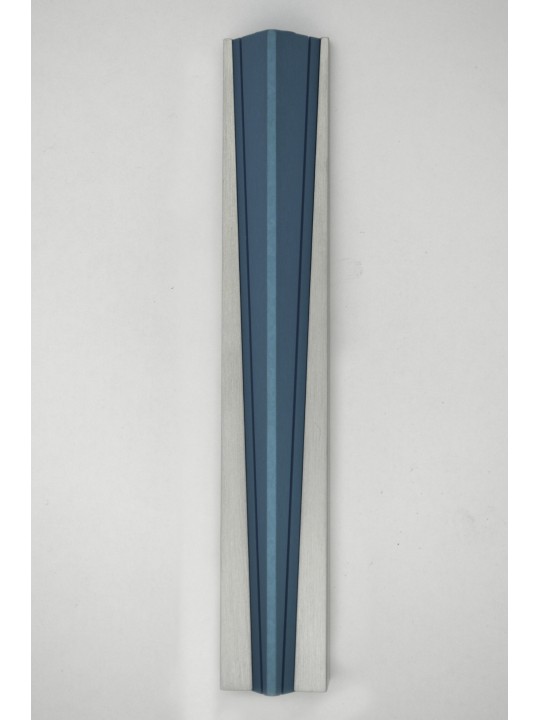 Stylish Anodized Aluminum Mezuzah Case , Large Mezuzahs , Israeli Juda