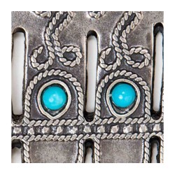 Silver Plated Ancient Wall Hamsa with Colorful Beads ... | Metal Hamsa