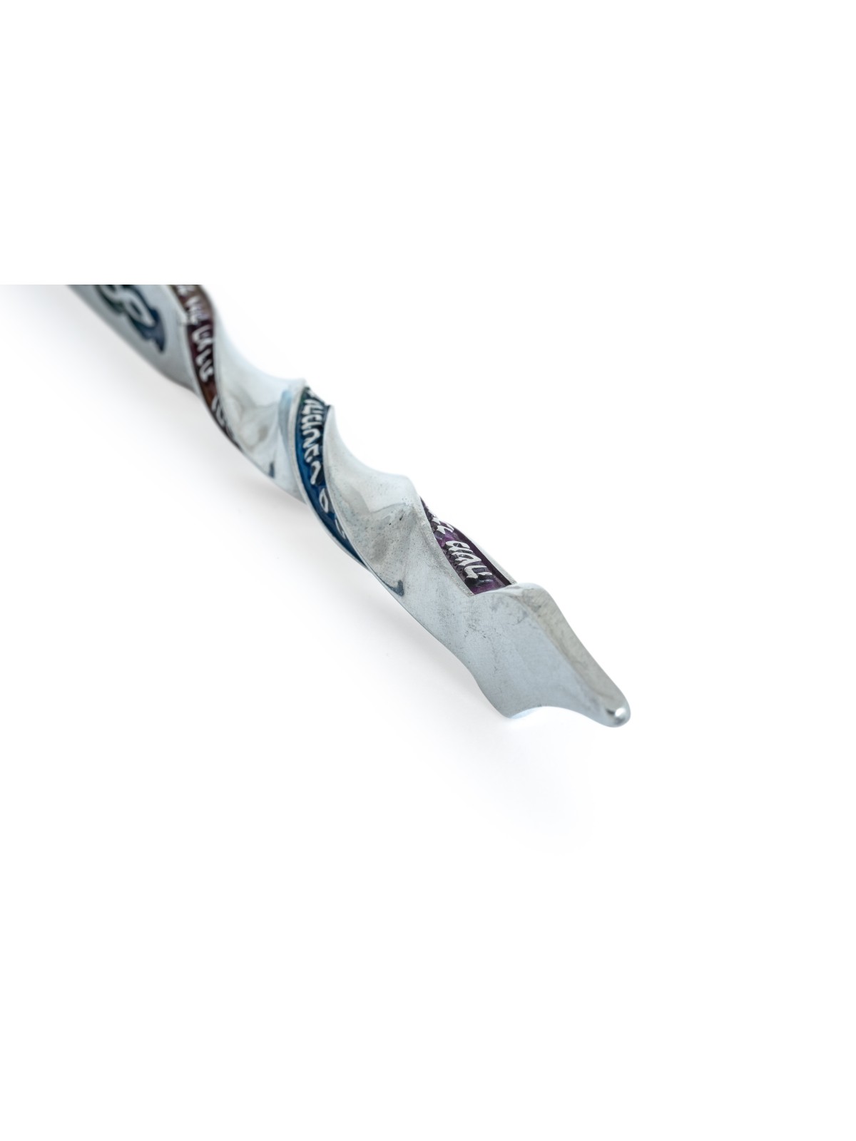 Swirl Shape Large Pewter Torah Pointer , Simchat Torah Gifts , Israeli