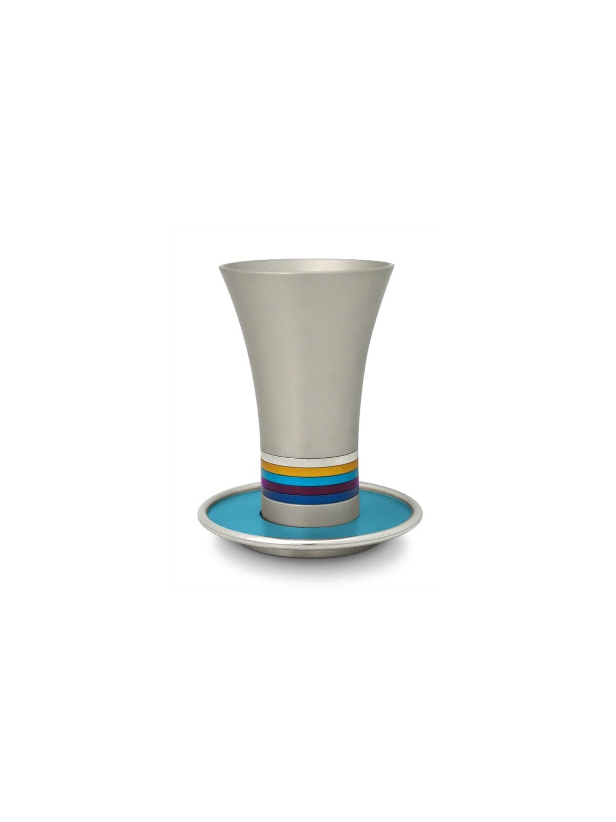 Coupe de Kiddouche en aluminium moderne et élégante, tasses de Kiddouche modernes, israélienne