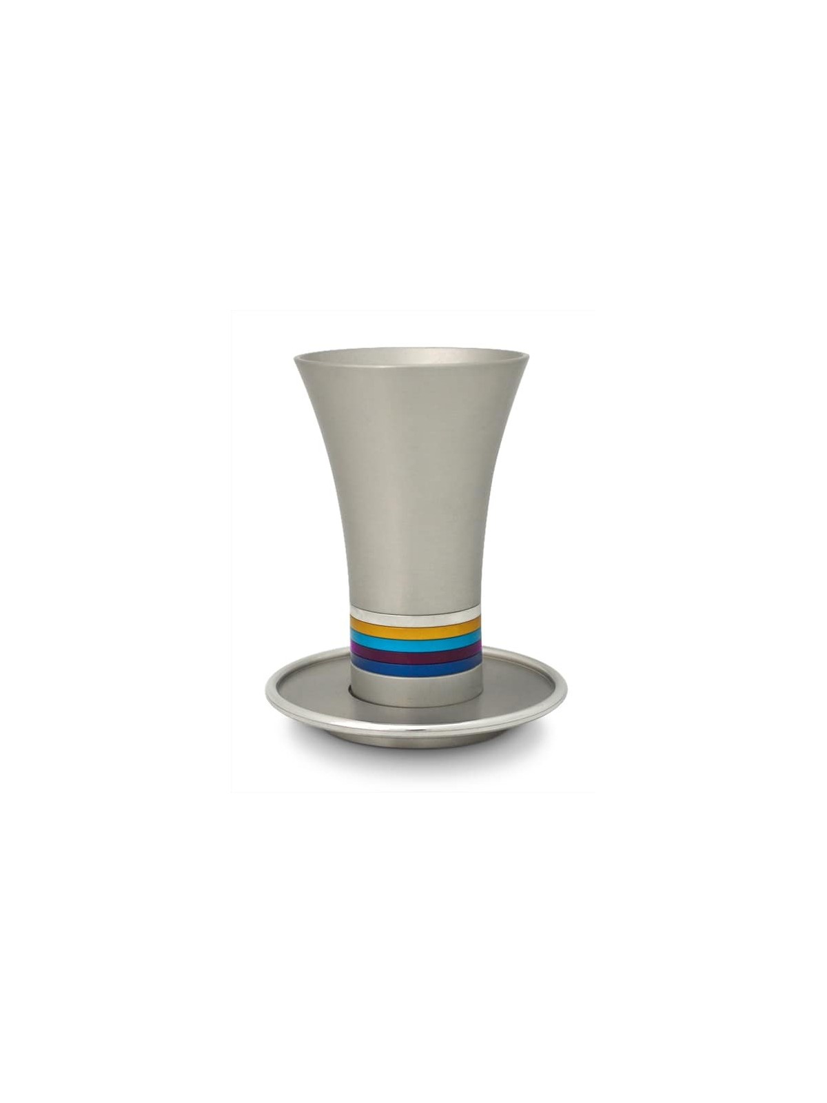 Coupe de Kiddouche en aluminium moderne et élégante, tasses de Kiddouche modernes, israélienne
