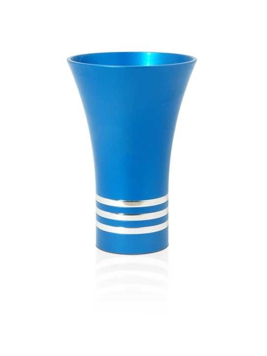 Coupe de Kiddouche en aluminium moderne et élégante, tasses de Kiddouche modernes, israélienne