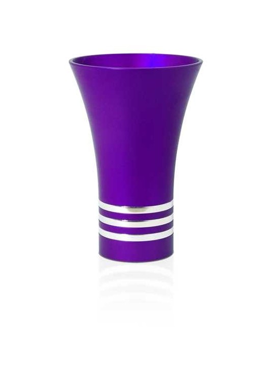 Coupe de Kiddouche en aluminium moderne et élégante, tasses de Kiddouche modernes, israélienne