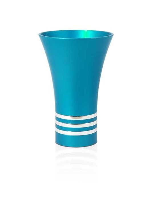 Coupe de Kiddouche en aluminium moderne et élégante, tasses de Kiddouche modernes, israélienne