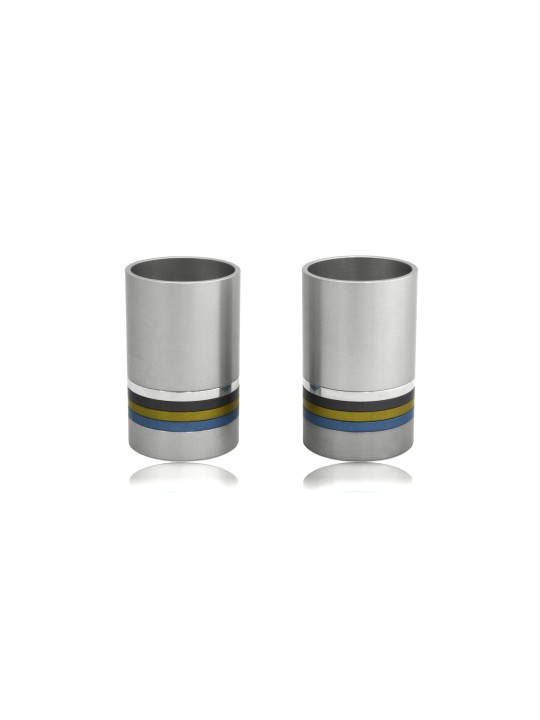 Round Shaped Aluminum Candlesticks with Colorful R , Modern Candlestic