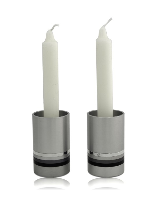 Round Shaped Aluminum Candlesticks with Colorful R , Modern Candlestic