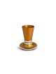 Aluminum Colorful Cup for Kiddush with Bolded Ring , Modern Kiddush Cu