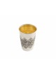 Coupe de kiddouch de style ancien Lignes géométriques et assiette , Cadeaux de Pâque , Israël