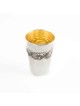 Grapes Design Kiddush Cup & Plate Made of Sterling , Passover Gifts ,