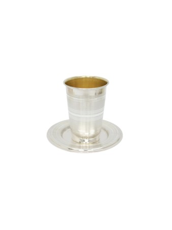 Coupe de Kiddouch droite avec assiette, cadeaux de Pâque, Judaica israélienne