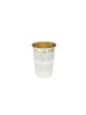 Straight Kiddush Cup with Plate , Passover Gifts , Israeli Judaica
