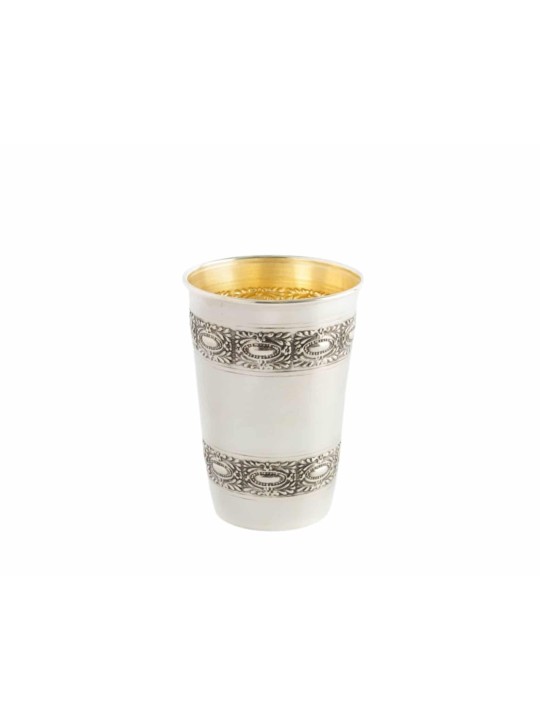 Silver Shabbat kiddush Cup & Plate , Cadeaux de Pâque , Judaica israélien