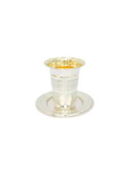 Set Elegant Kiddush Cup & Plate , Passover Gifts , Israeli Judaica