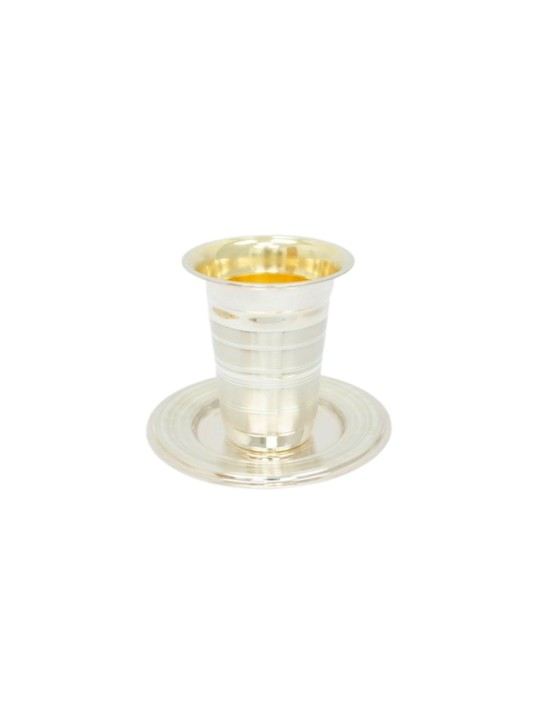 Argent sterling 925 ensemble kiddush Cup & Plate , Cadeaux de Pâque , Israélien