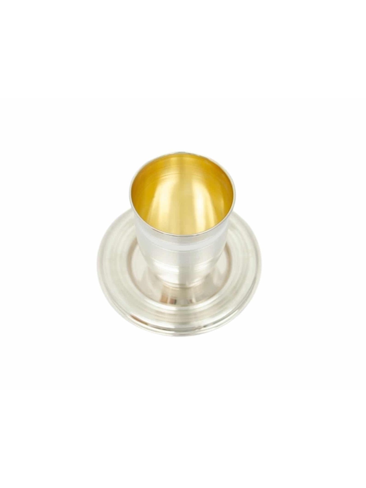 Ensemble de design contemporain kiddush Cup & Plate , Cadeaux de Pâque , Israélien