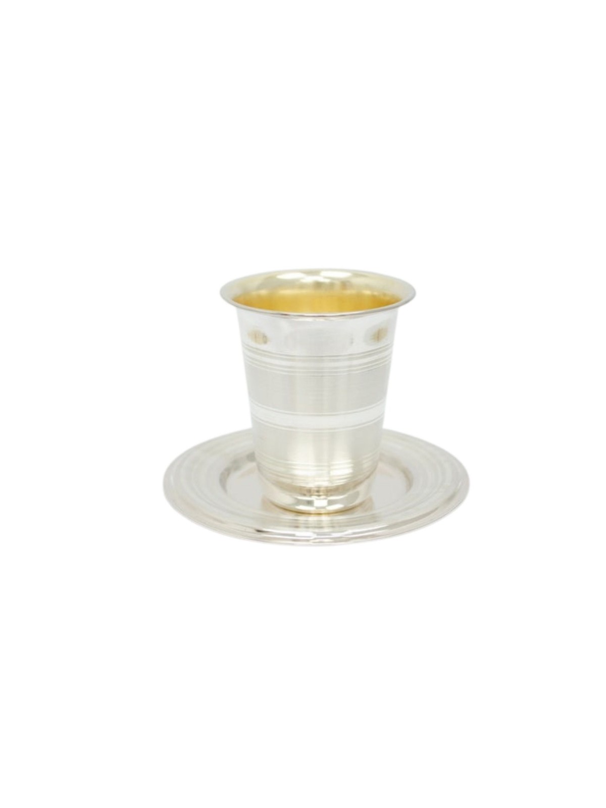 Modern design kiddush cup and plate , Passover Gifts , Israeli Judaica