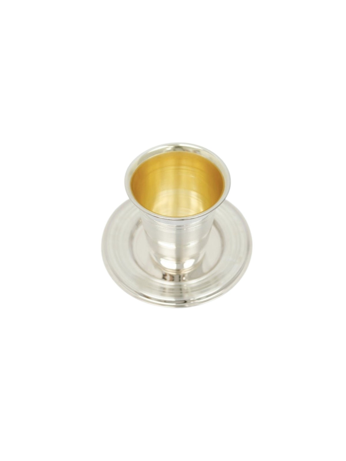 Modern design kiddush cup and plate , Passover Gifts , Israeli Judaica