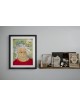 Albert Einstein Peinture 3D sur verre un hommage à , Cadeaux Tu B'Av , I