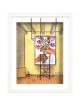 Joyeux anniversaire peinture 3D romantique sur verre, cadeaux Tu B'Av, Isra