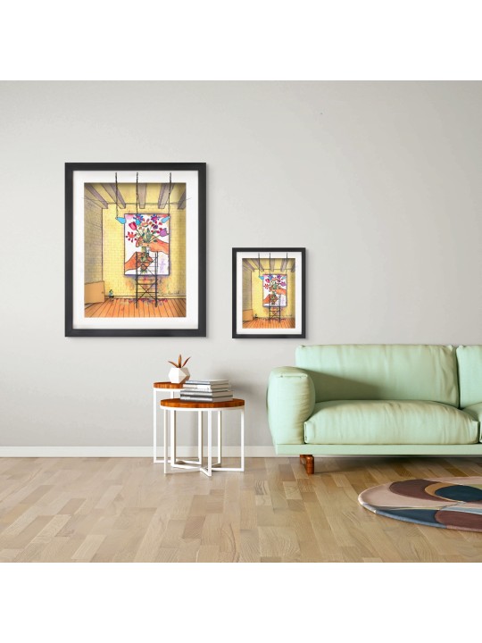 Joyeux anniversaire peinture 3D romantique sur verre, cadeaux Tu B'Av, Isra