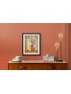 Happy Anniversary Romantic 3D Painting on Glass , Tu B'Av Gifts , Isra