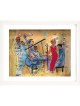 Jazz Band Peinture 3D sur verre - Art mural pour Musi , Cadeaux Tu B'Av , I
