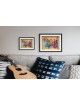 Jazz Band Peinture 3D sur verre - Art mural pour Musi , Cadeaux Tu B'Av , I