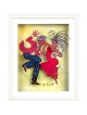 Dancing Couple 3D Painting on Glass - Romantic Pai , Tu B'Av Gifts , I