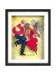 Dancing Couple 3D Painting on Glass - Romantic Pai , Tu B'Av Gifts , I