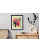 Dancing Couple 3D Painting on Glass - Romantic Pai , Tu B'Av Gifts , I