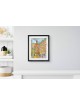 Unique Kotel 3D Painting on Glass - Modern Jewish  , Tu B'Av Gifts , I