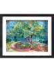 Childhood Memories - 3D Glass Painting of an Oak T , Tu B'Av Gifts , I