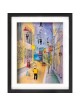La peinture fantastique 3D de la rue flottante sur verre, cadeaux Tu B'Av, Isr