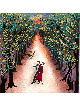 Moonlight Dance Romantic 3D Painting on Glass , Tu B'Av Gifts , Israel