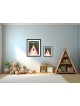 Moonlight Dance Romantic 3D Painting on Glass , Tu B'Av Gifts , Israel