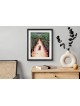 Moonlight Dance Romantic 3D Painting on Glass , Tu B'Av Gifts , Israel