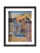Peinture 3D colorée de la vieille ville de Paris Morning Glow, cadeaux Tu B'Av, I