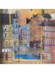 Peinture 3D colorée de la vieille ville de Paris Morning Glow, cadeaux Tu B'Av, I