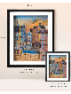 Peinture 3D colorée de la vieille ville de Paris Morning Glow, cadeaux Tu B'Av, I