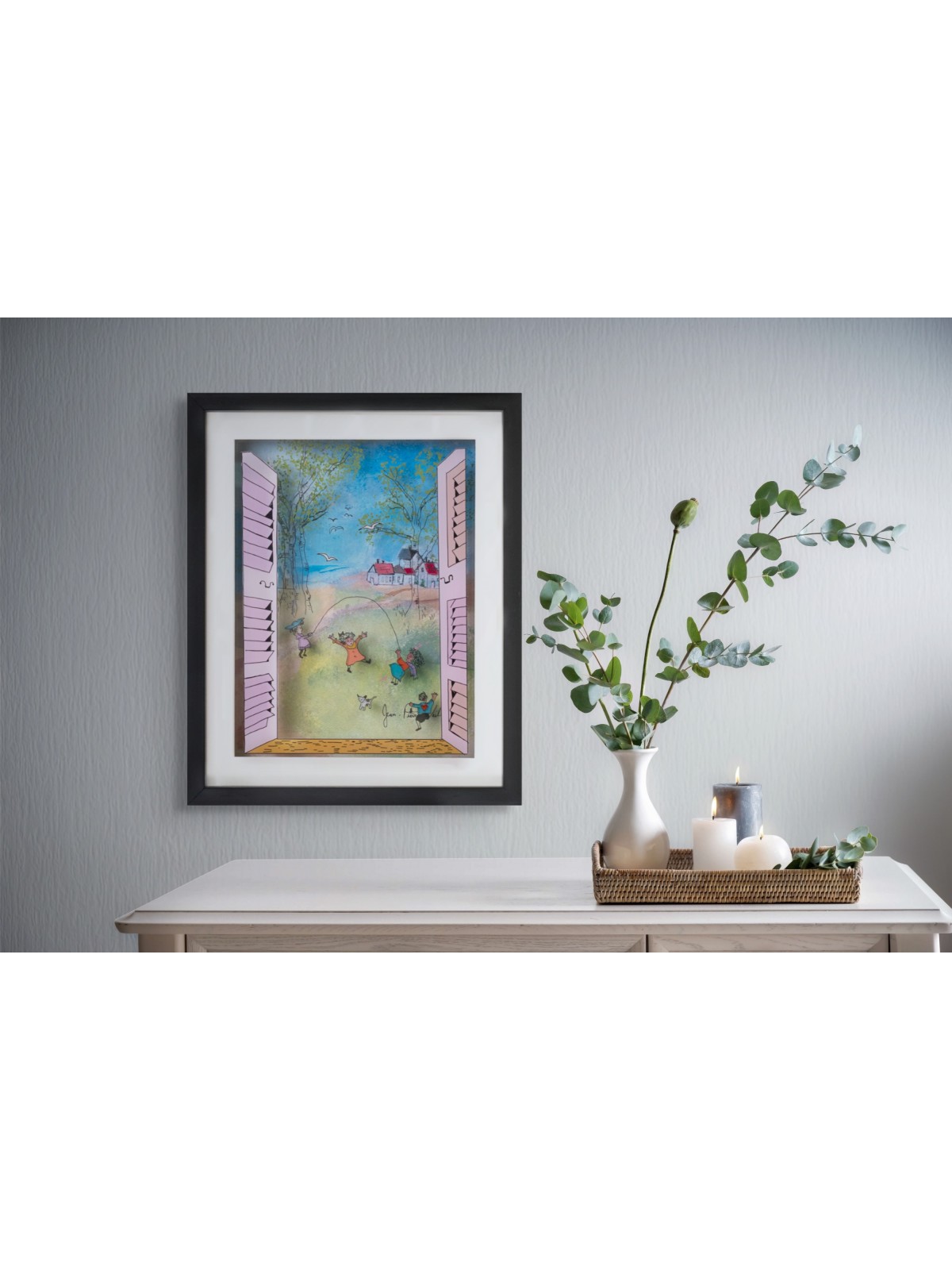Window to Joy Peinture 3D sur verre de Kids Play Sk , Tu B'Av Gifts , I
